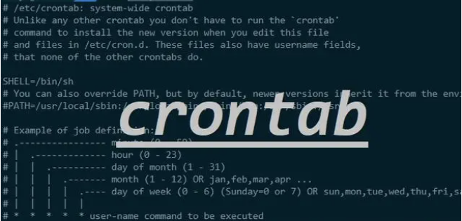 crontab定时任务